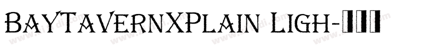BayTavernXPlain Ligh字体转换